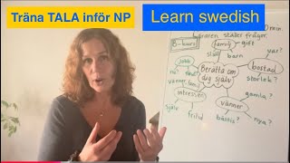 Kan du TALA svenska Träna till NP på Sfi Berätta om dig själv How to learn swedish TEXTSUBTITLES [upl. by Teri134]