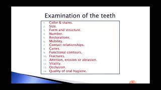 Intraoral Examination Part III [upl. by Tate]