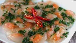 Banh bot loc tran Vietnamese tapioca dumplings [upl. by Assela]