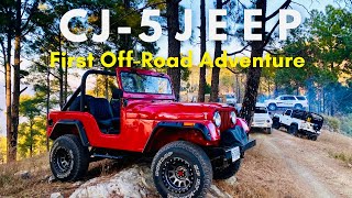 Willys Jeep CJ5 on first Offroad AdventureModified Jeeps4Wheeling [upl. by Yeargain]