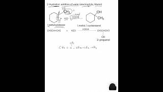 تكملة سلايد ٢٢ ملاحظة في الوصف تفاعلات الألكينات ج1 reactions of alkenes [upl. by Gleich]