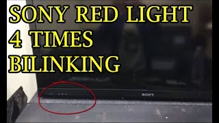 SONY LED TV 4 Times Blinking KDL46EX720 BANGLA TUTORIAL [upl. by Dalt]