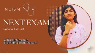 LATEST UPDATE on NEXT EXAM NCISM NOTIFICATION BOYCOTT NEXTEXAMbams ncism neet ntascam [upl. by Ansilma]