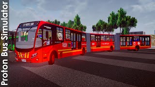 Busscar Urbanuss Pluss S5 BRT Biarticulado  SCANIA F340HA EURO VI [upl. by Matlick]