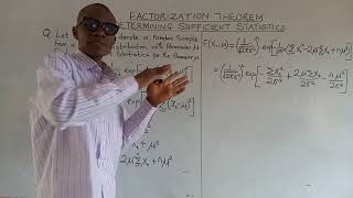 Normal Distribution factorization theorem for finding sufficient statistics [upl. by Verena910]