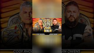 Cody Rhodes vs KO  Bash in Berlin 2024 kevinowens bashinberlin [upl. by Raual]