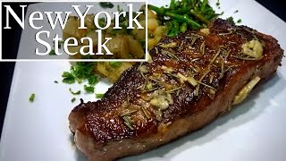 Corte de Carne en Sartén  New York Steak  La Capital [upl. by Hennessey]