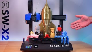 Artillery Sidewinder X2  3D Printer  Unbox amp Setup [upl. by Edahsalof]