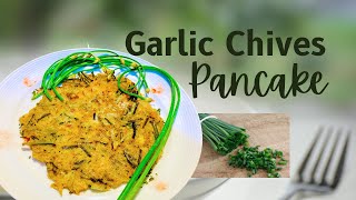 Tasty Garlic Chives Pancake Recipe Koreanchivepancake buchujeon [upl. by Eugenio270]