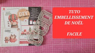 TUTO  embellissement NOEL facile [upl. by Wetzell712]