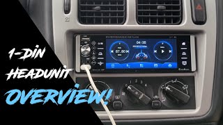 Single DIN Stereo Headunit 5188C  Android Auto and Apple Carplay  from ebay  MP5 Stereo [upl. by Aicilak544]