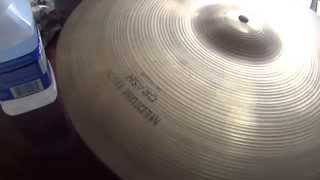 Zildjian Cymbal Cleaner VS Paint Thinner Mineral Spirits [upl. by Perkins]