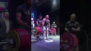 4125kg  910lbs Powerbar deadlift by USA 🇺🇸 athlete Fernando Arias deadlift powerlifting [upl. by Kennan]