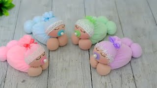 Fragrant babies out of soap and towel gifts in a hurryeasy and fast style by Anabia Moth art [upl. by Atinuj]