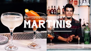 How to Make different Types of Martinis [upl. by Neehs]