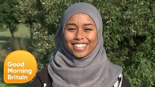 Khadijah Mellah to Become the First Horse Racer in the UK to Wear a Hijab  Good Morning Britain [upl. by Kcam]