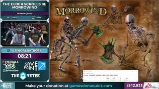 The Elder Scrolls III Morrowind by AlbinoAlbatross in 3506  SGDQ 2016  Part 122 [upl. by Ishmul]