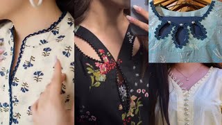 Neck Designs 2023  Beautiful Neck Designs Latest Neck Designs 2023 Trendy Neck DesignSummer Look [upl. by Lauter193]