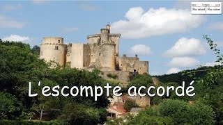 Comptabilité  Lescompte accordé [upl. by Dulcea]