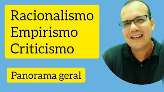 Introdução ao Racionalismo Empirismo e Criticismo  Professor Michael Douglas [upl. by Claus]