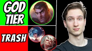 Wild Rift TIER LIST Patch 44D [upl. by Nylessej]