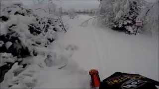 KTM 250 SX 2013 snow [upl. by Yslek]