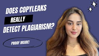 Copyleaks Plagiarism Checker Review [upl. by Eidnarb]