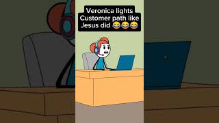 Veronica be like🤣 Therealveronika animation letterofresignation usa duet corporateamerica [upl. by Nuawed234]