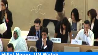 EU walks out on antiIsrael UN debate  Arab states outraged  Hillel Neuer speaks out [upl. by Annaj945]