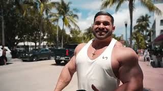 Chasing Mr Olympia Derek Lunsford in Miami  Behind the Scenes of the Champions Workout [upl. by Enogitna]