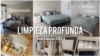 LIMPIEZA PROFUNDA y DEPURACIÓN EXTREMA Iniciamos 2024 con toda la actitud 🙌🏻 MOTIVATE A LIMPIAR 🧹 [upl. by Eirovi]