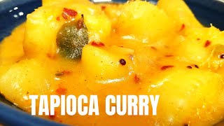 Sri Lankan Tapioca Curry  Cassava Curry  Manioc Curry [upl. by Ahsart227]