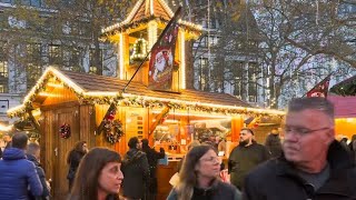 🇬🇧🎄🎅 LONDON CHRISTMAS MARKETS 2023 FAIRY LIGHTS STREET FOOD AND FESTIVITIES LONDON WALKING TOUR [upl. by Josephine]