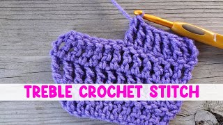 How to Work the Treble Crochet Stitch [upl. by Cira]