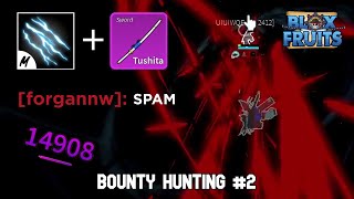 Electric Claw  Tushita Bounty hunting Combo  Roblox Blox Fruits [upl. by Anirb122]