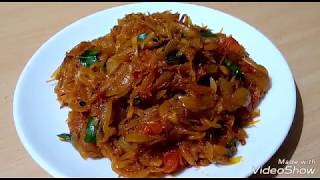 Onion masala  Onion Fry  Best side dish for chappathi recipe in Tamil by Umas Kitchen [upl. by Valerian185]