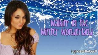 Vanessa Hudgens  Winter Wonderland Lyrics Video [upl. by Nnylirret]