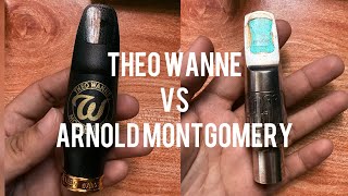 Theo Wanne Essentials Contemporary 7 vs Arnold Montgomery Katana 8 tenor mouthpiece [upl. by Aydni]