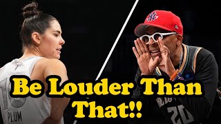 Kelsey Plum Calls Out Spike Lee WNBA Playoffs Drama Unfoldsquot [upl. by Kerek994]