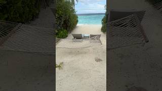 Dusit Thani Maldives Review 🩵 maldivesresorts maldives vacationvibes holidays travelblogger [upl. by Ynnod]