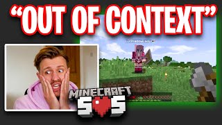 Solidarity REACTS To quotEven MORE Minecraft SOS Out Of Context part 2quot [upl. by Icak]