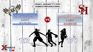 Summertown Girls Basketball vs Spring Hill  1524 [upl. by Battiste]