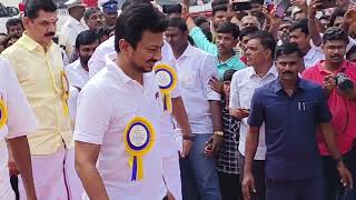 Udhayanidhi Stalin Tirunelveli junction Bus stand opening 🖤❤️udhayanidhistalin [upl. by Supen53]