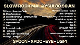 SLOW ROCK MALAYSIA 80 90AN  SPOON XPDC EYE UG14  Memori Sekuntum Rindu [upl. by Aliuqat]