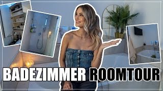 BADEZIMMER ROOMTOUR  Organisation Deko amp Beleuchtung I Cindy Jane [upl. by Nordin]