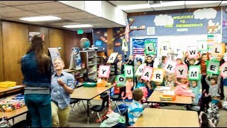 CUTEST PROPOSAL EVER KINDERGARTEN TEACHER SAYS YES [upl. by Ahseek]