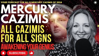 The 6 Mercury Cazimis of 2024 All 12 Signs Forecast of Rising Awareness 🌌 Awaken your Genius [upl. by Karisa]