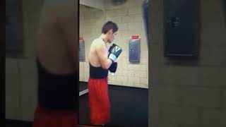 Hitting the heavy Bag at sdsu [upl. by Anayt]