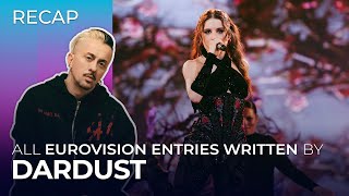 All Eurovision entries written by DARDUST  RECAP [upl. by Mariette]