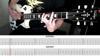 Thank You For The Venom  My Chemical Romance Guitar Cover With Scrolling Tabs [upl. by Kristof]